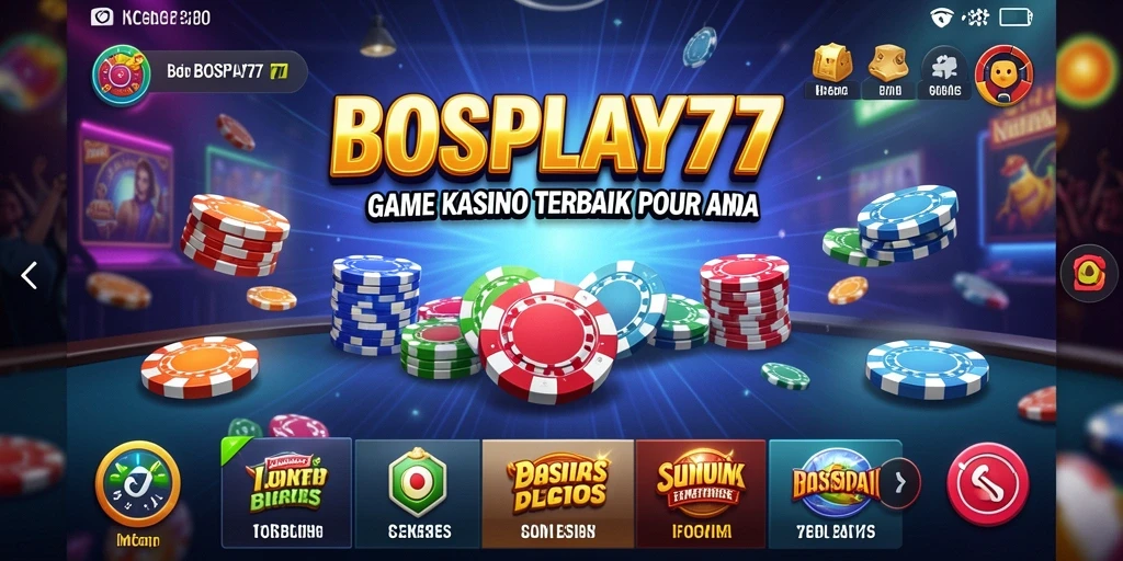Grafis menakjubkan saat bermain di aplikasi Kasino BOSPLAY77.