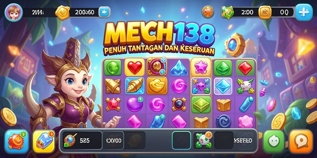 Tampilan gameplay menarik dari DEWI138 yang penuh warna.