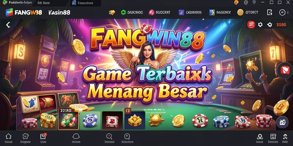 Screenshot FANGWIN88 menunjukkan gameplay Kasino yang seru dan menarik.